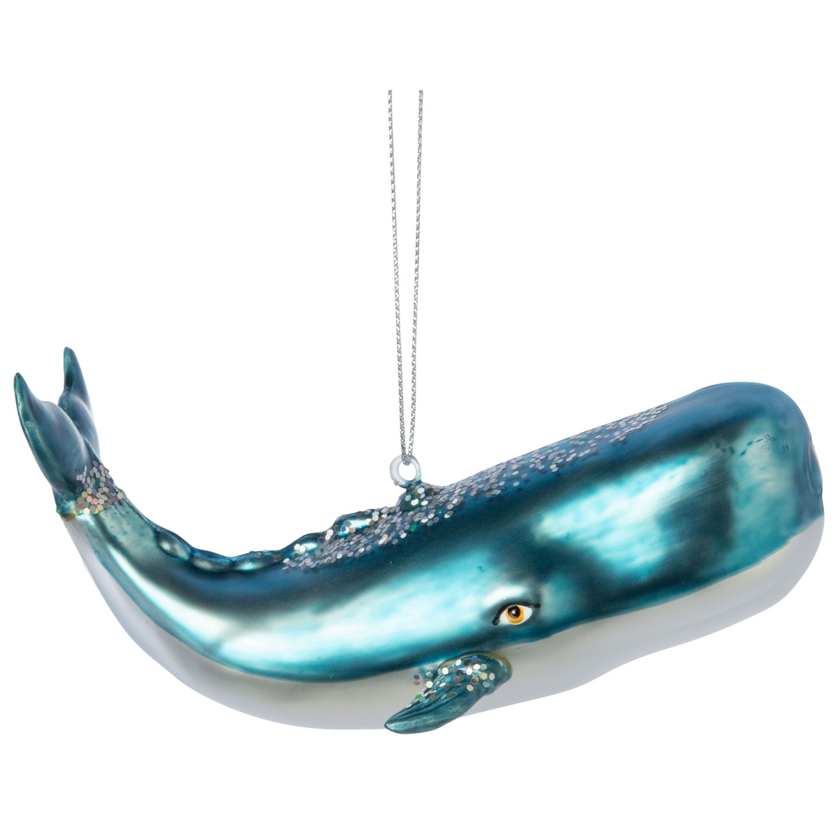 Sperm Whale Glass Ornament