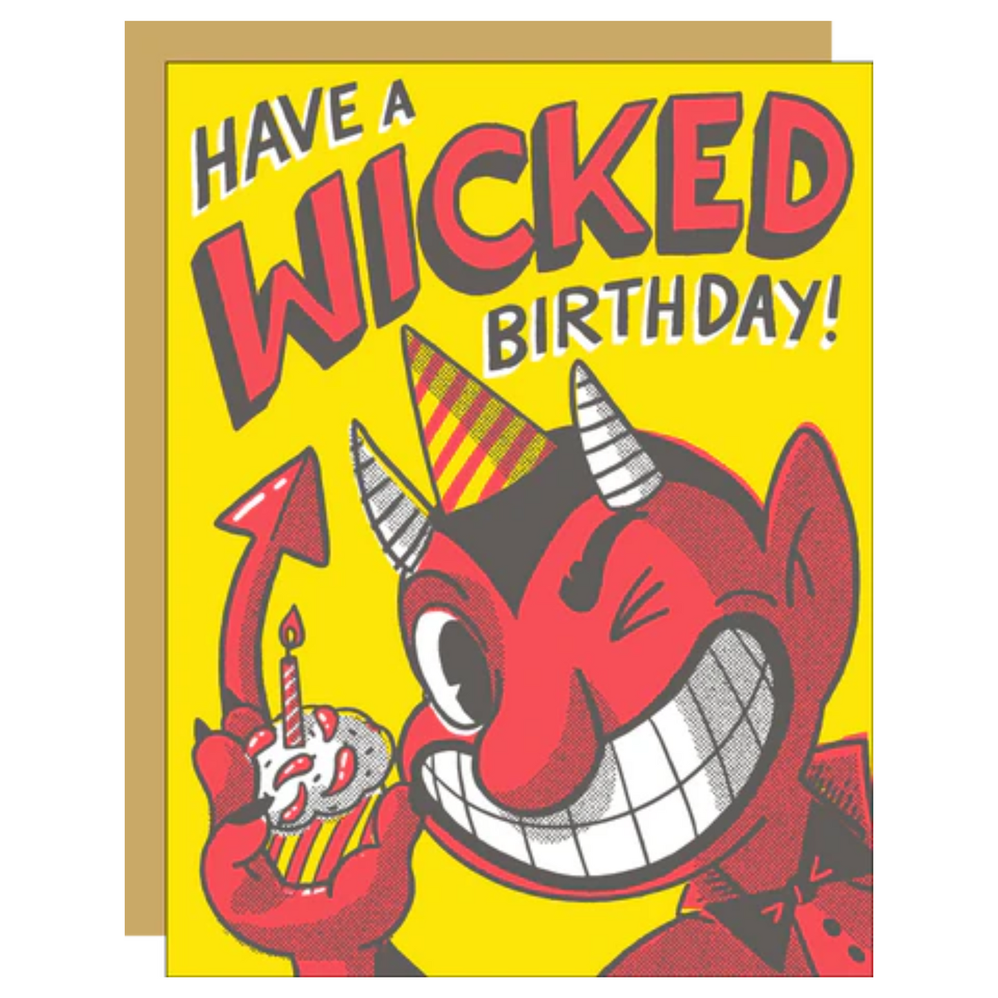 Wicked Birthday Devil Card