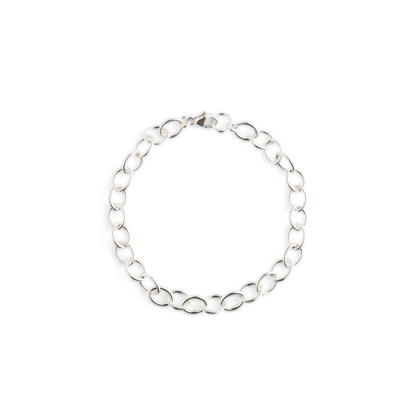 Lou Silver Chain Bracelet