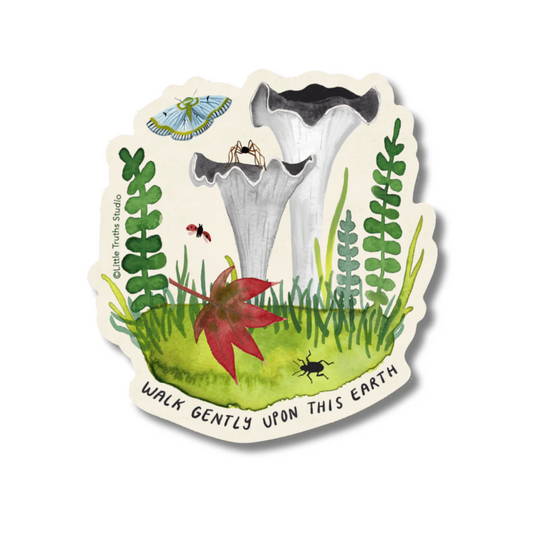 Walk Gently Upon This Earth Sticker