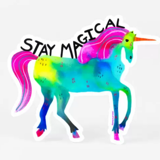 Stay Magical Unicorn Sticker