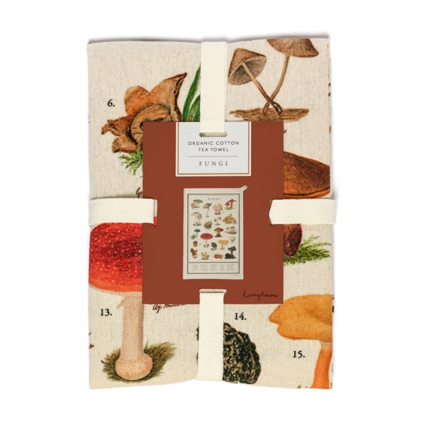 Fungi Organic Cotton Tea Towel