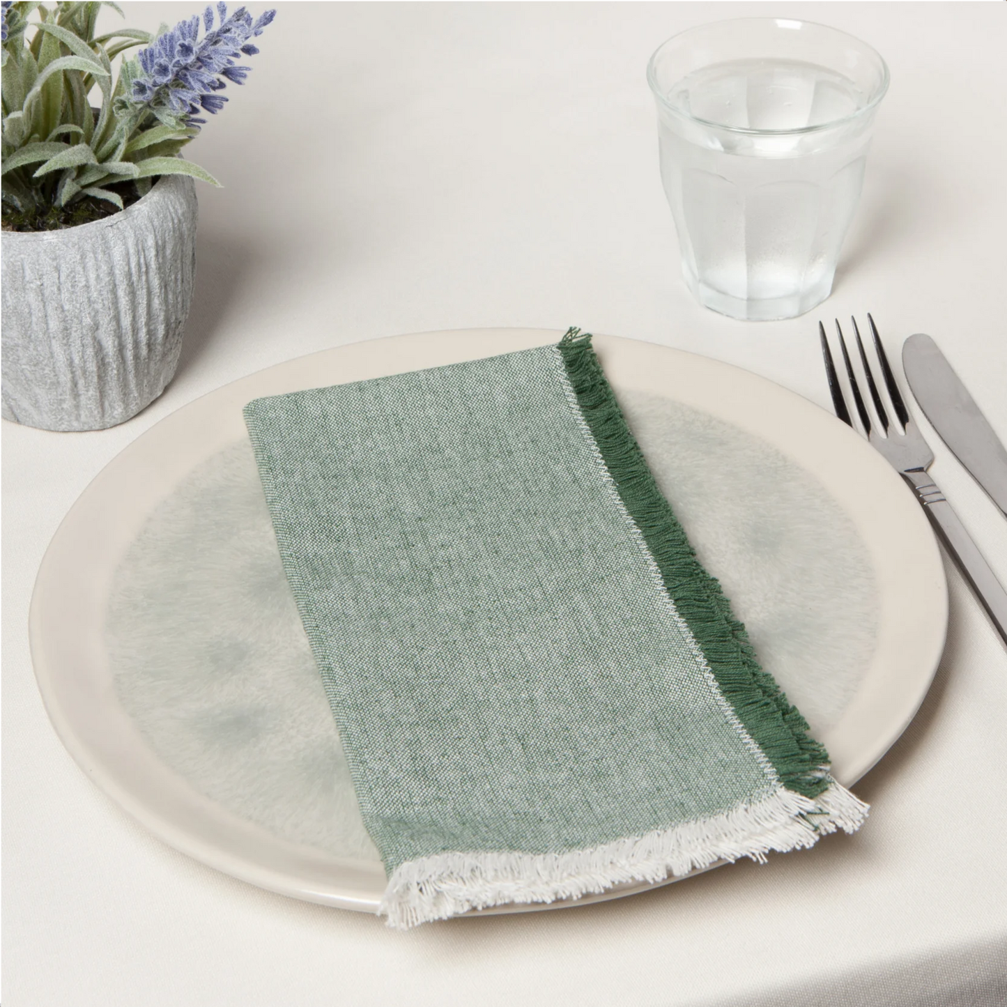 Jade Chambray Napkins