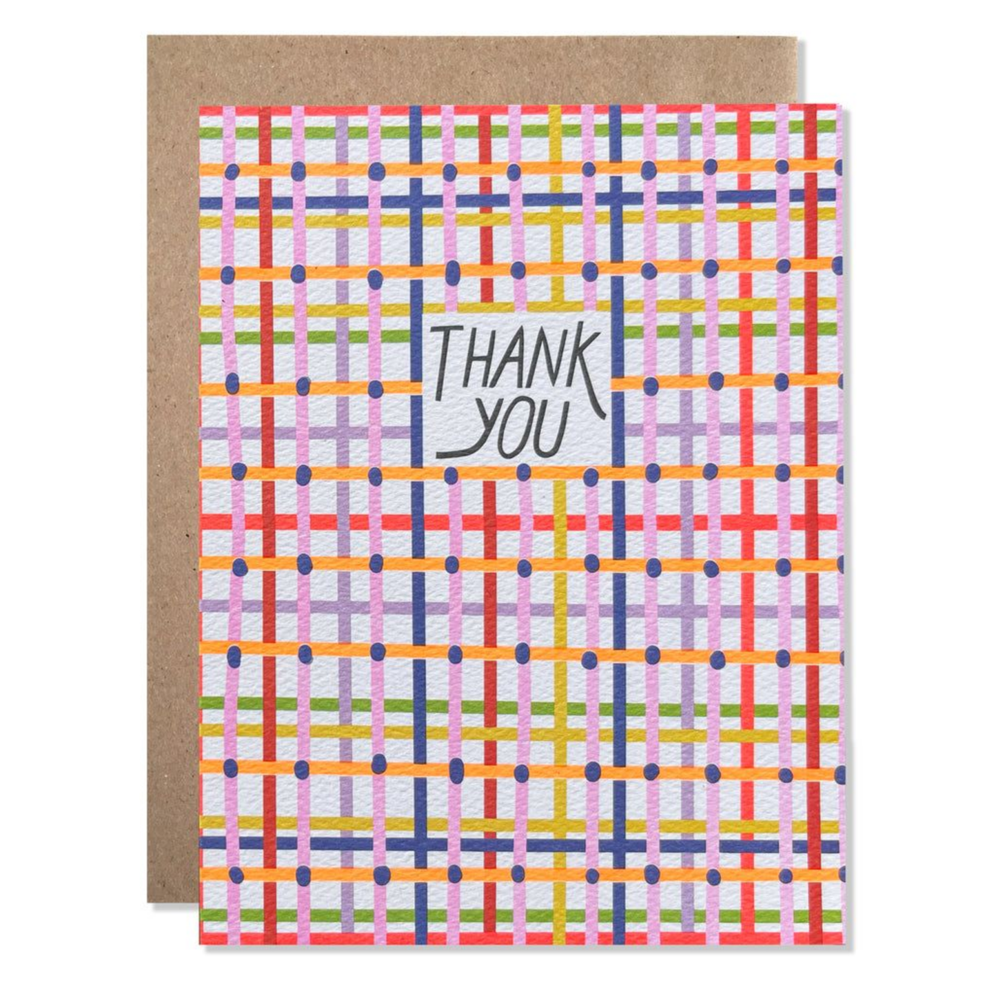 Thank You Plaid Card