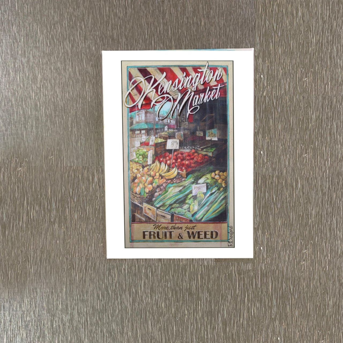 Kensington Fruit Market Fridge Magnet