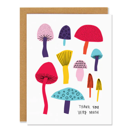 Mushrooms Thank You Card