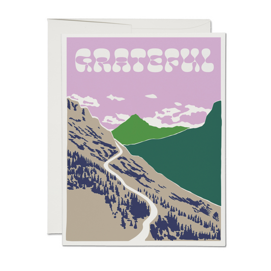 Grateful Mountain Card