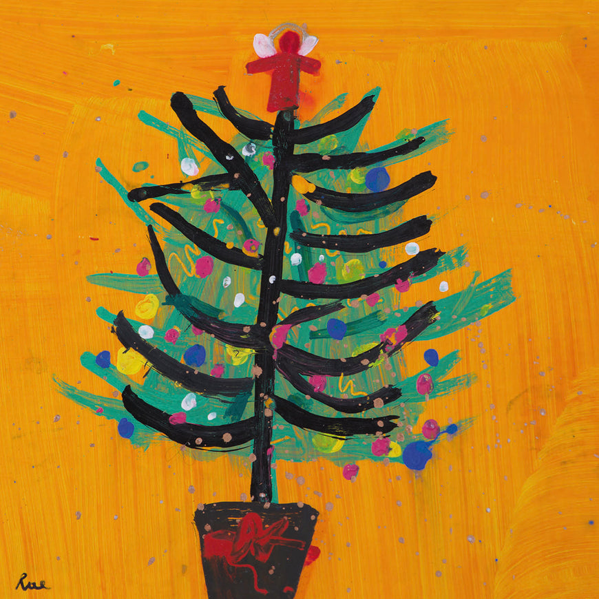 Christmas Tree Art Card