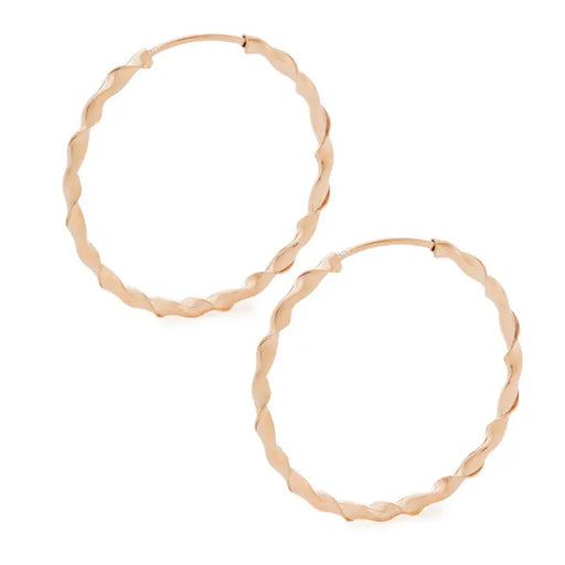 Twisted Hoop Earrings