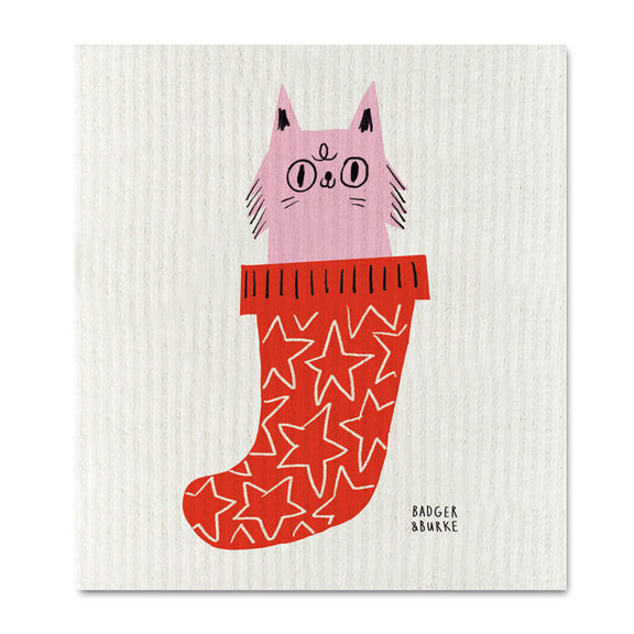Christmas Stocking Sponge Cloth