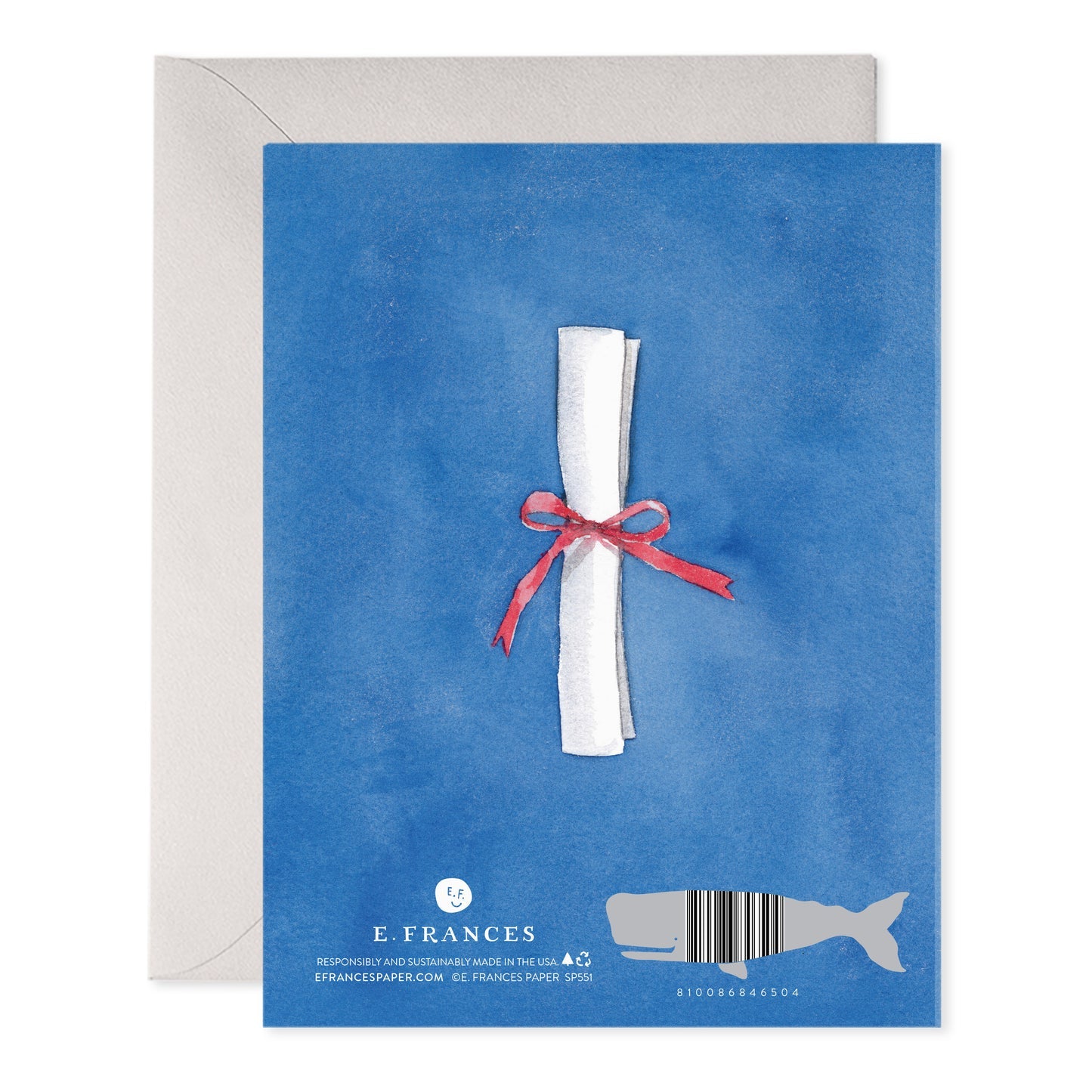 Congrats Blue Grad Card