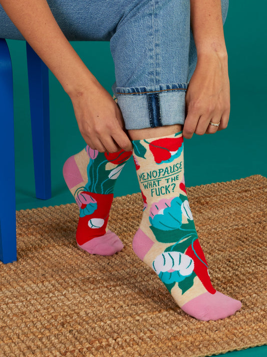 Menopause. What The Fuck? W-Crew Socks