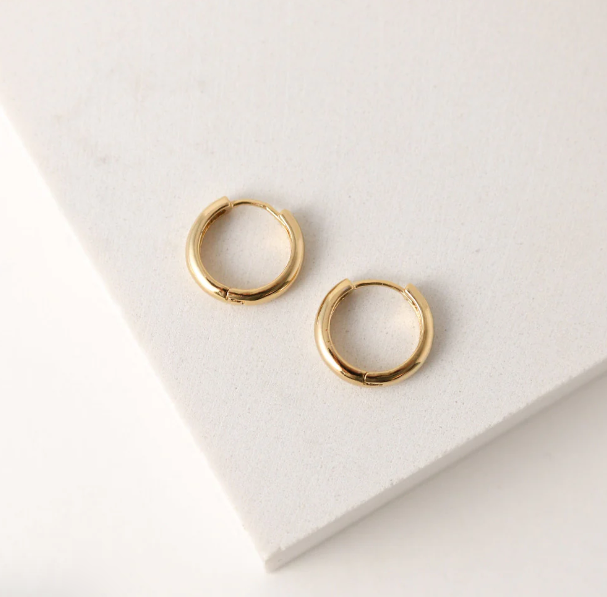 Bea Huggie Hoop Earrings