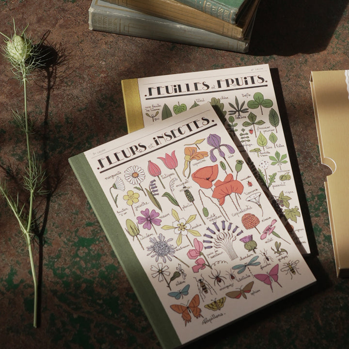Fleurs et Feuilles Notebooks - Set of 2