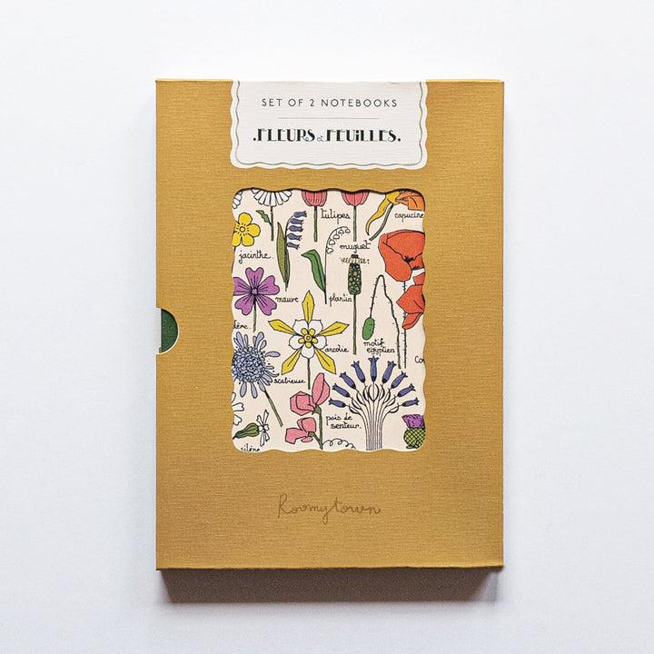 Fleurs et Feuilles Notebooks - Set of 2