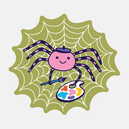 Artsy Spider Sticker