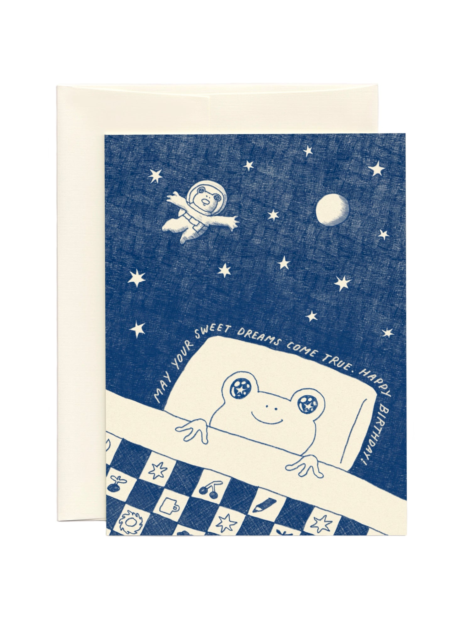 Sweet Dreams Space Froggy Birthday Card