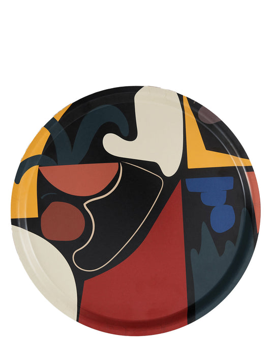 Shapes Round Art Tray