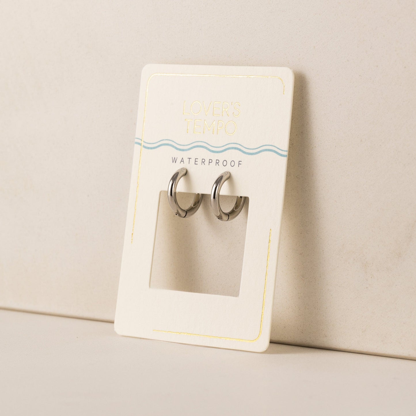 Tube Hoop Silver Earrings