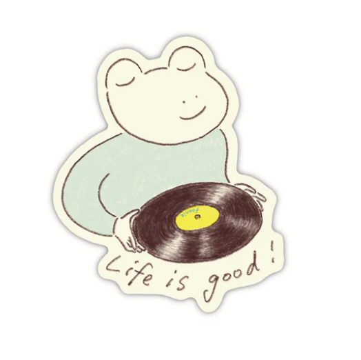 Vinyl Frog Sticker