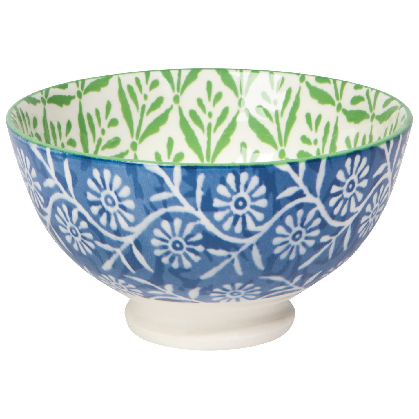 Green Leaf Stamped Bowl