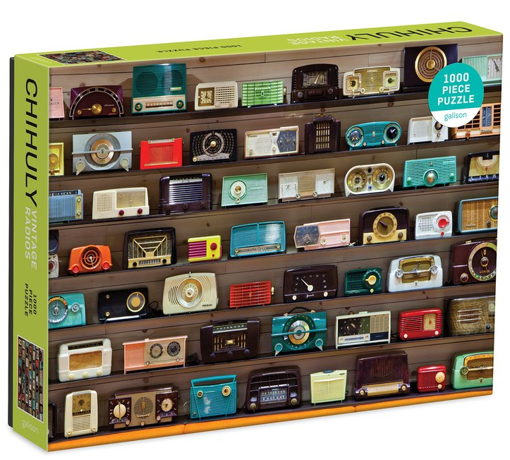 Chihuly Vintage Radios 1000 Piece Puzzle