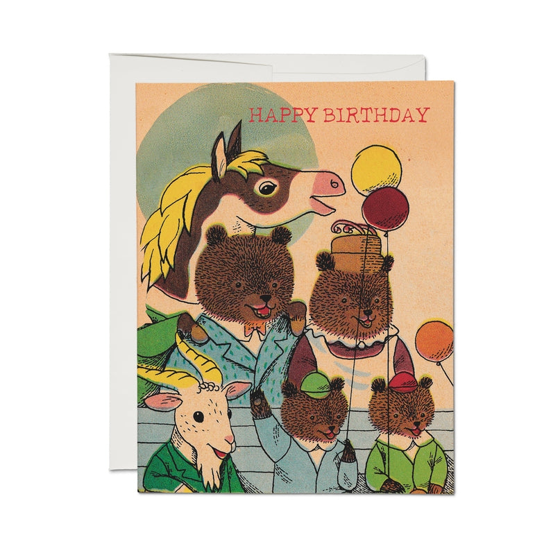 Richard Scarry Birthday Gang Card