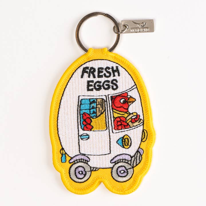 Magpie X Richard Scarry Egg Van Key Charm