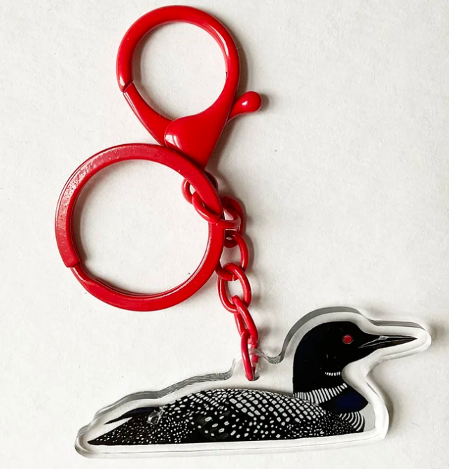 Bird Keychain by Jackie Bestemen
