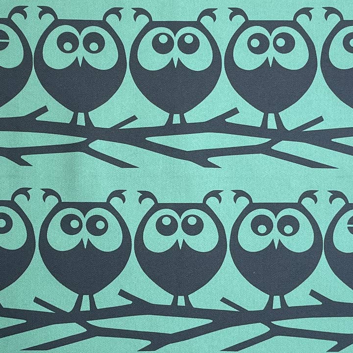 Magpie X Hornsea Owls On Branch Tea Towel