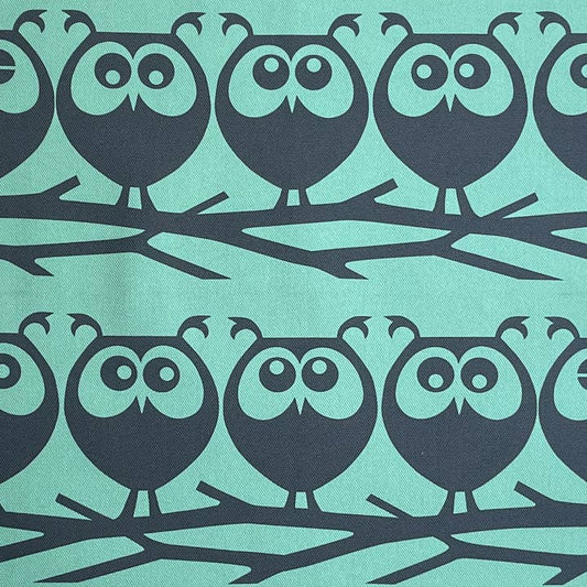 Magpie X Hornsea Owls On Branch Tea Towel