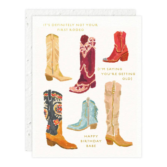 Not Your First Rodeo Birthday Card