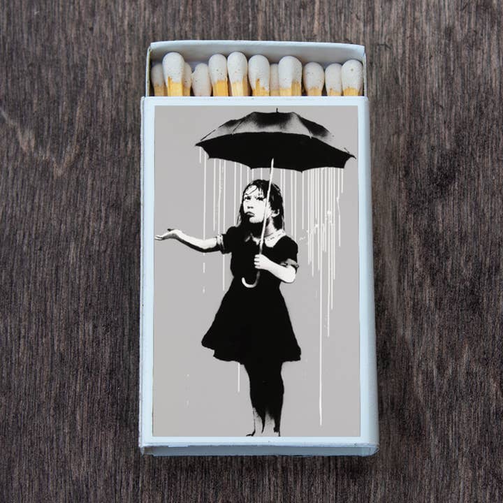 Banksy's Umbrella Girl Matches