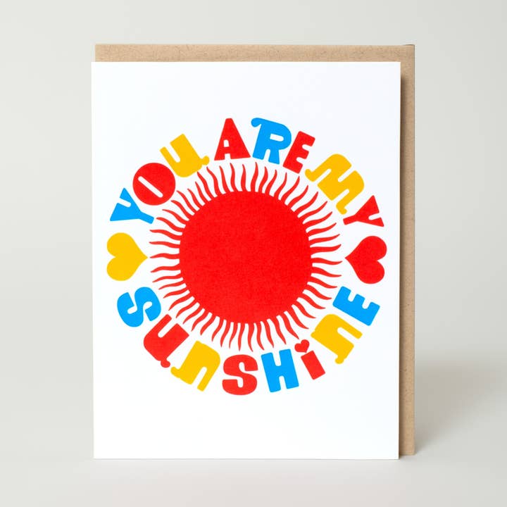 You Are My Sunshine Card