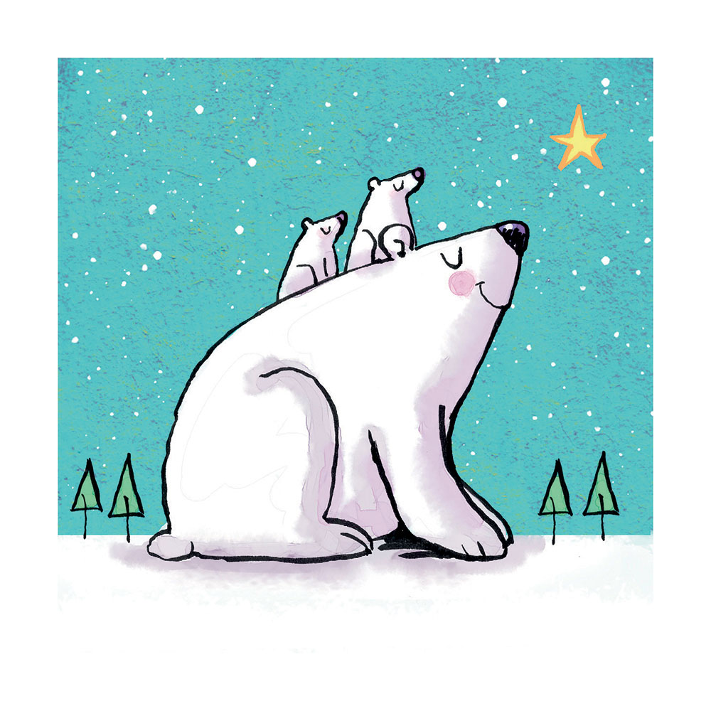 Polar Bears Holiday Boxed Cards (Set of 8)