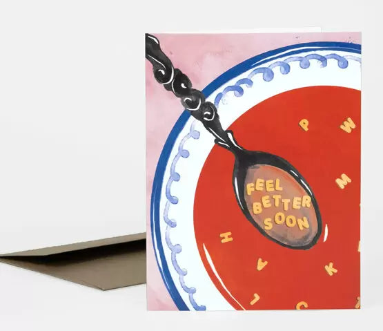 Feel Better Soon Noodle Soup Card