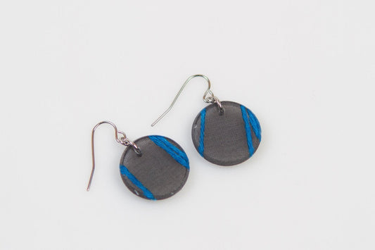 Ecoresin Circle Earrings