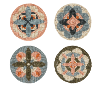 Beaded Coasters
