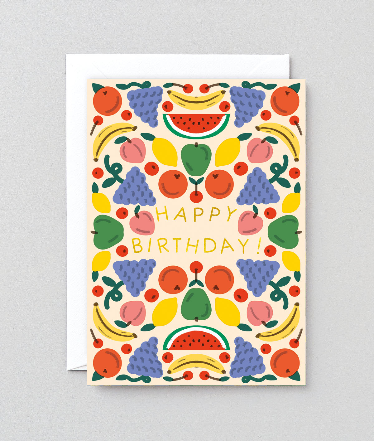Happy Birthday Fruits Card