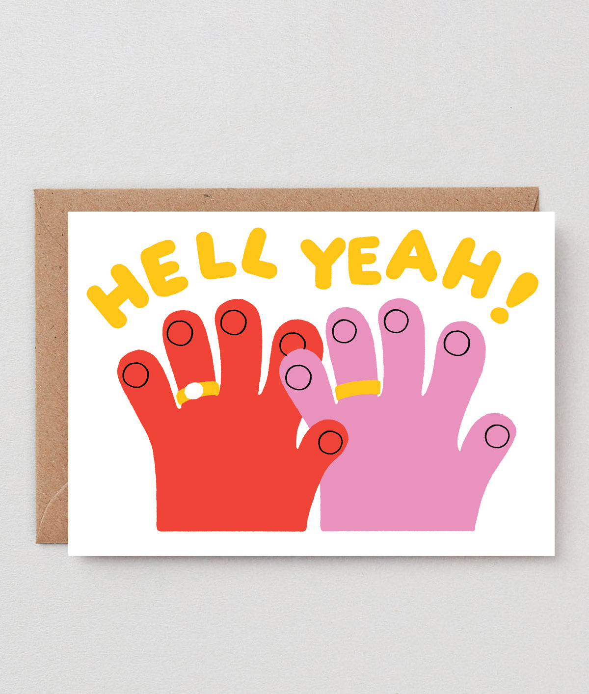 Hell Yeah Wedding Card