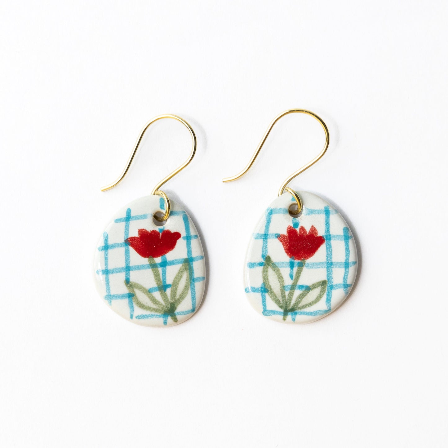 Danielle Ceramic Hook Earrings
