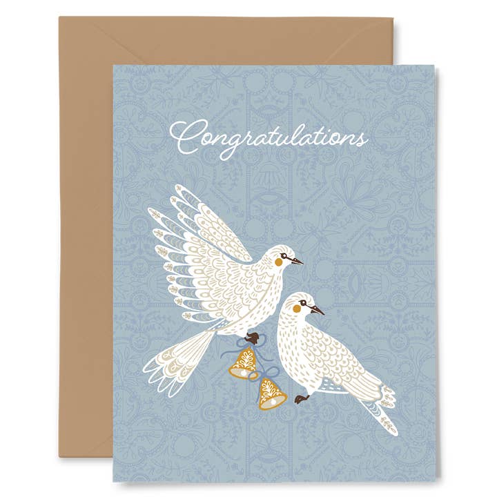Doves Wedding Card