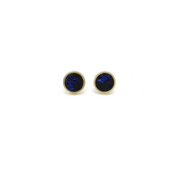 Concrete Framed Small Earrings