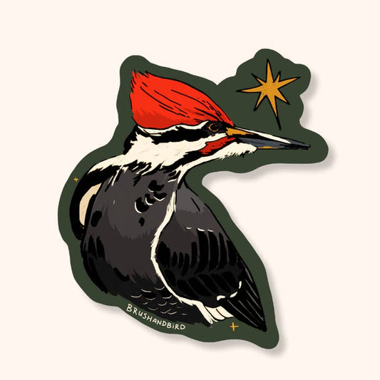 Pileated Woodpecker Sticker