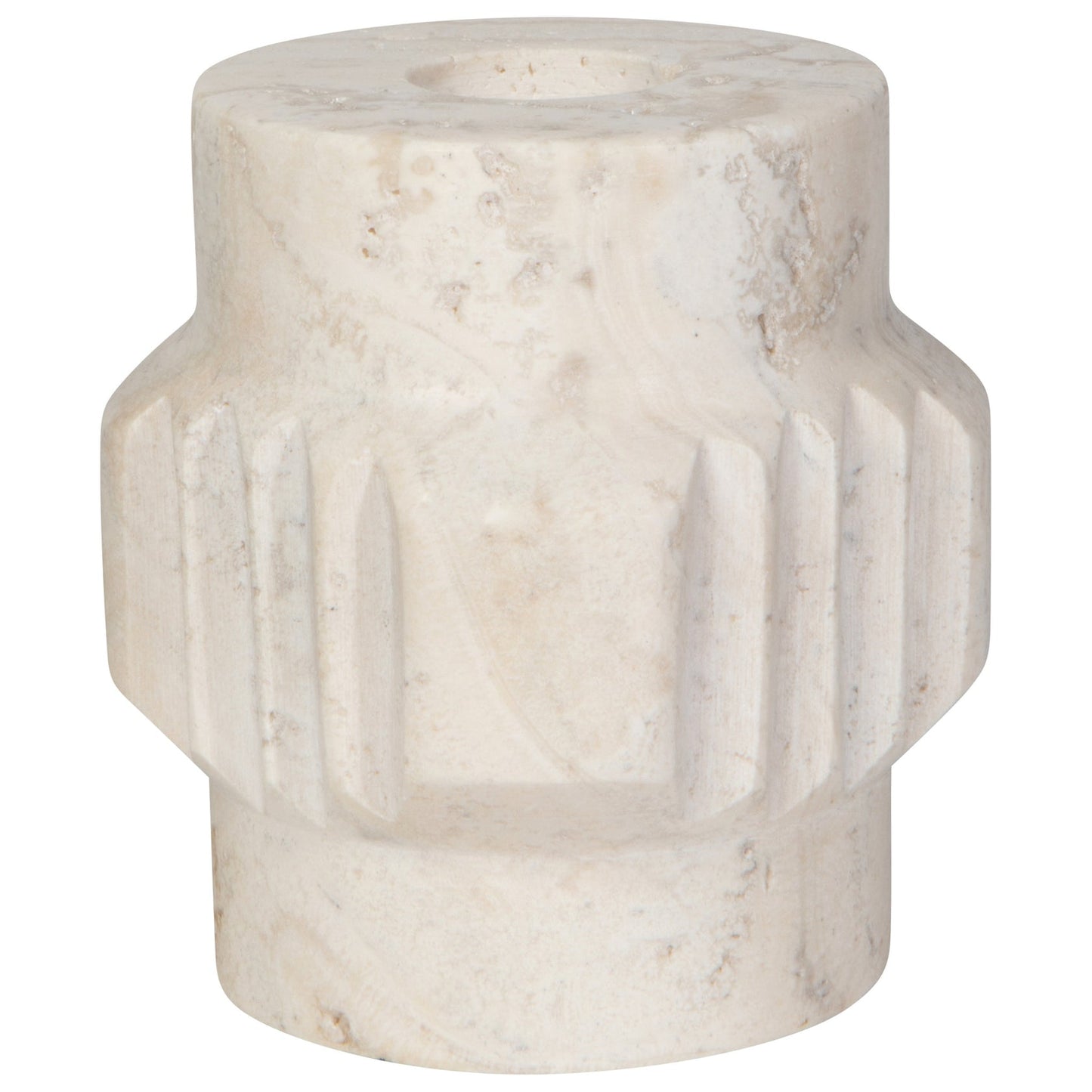 Altis Travertine 3" Candle Holder