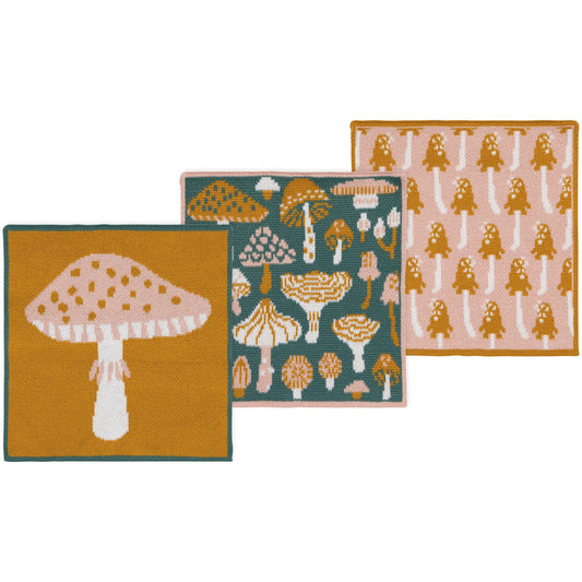 Mushroom Gems Dishcloth Set