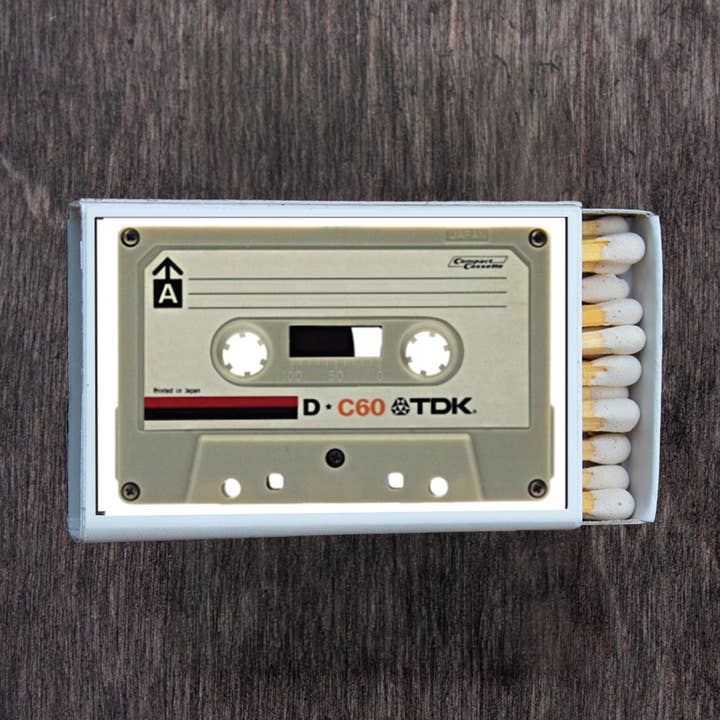 Vintage Cassette Matches