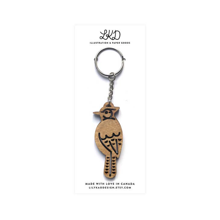 Lily Kao Wooden Keychains