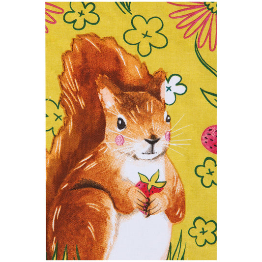 Mr. Squirrel Tea Towel