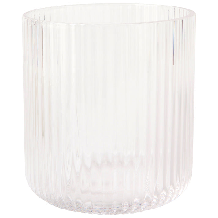 Clear Fluted Glass